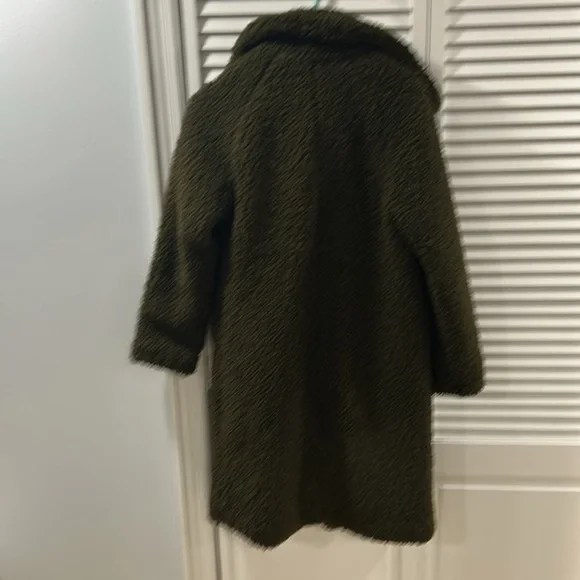 Lucky Brand Olive Teddy Jacket Coat xs - Picture 5 of 5